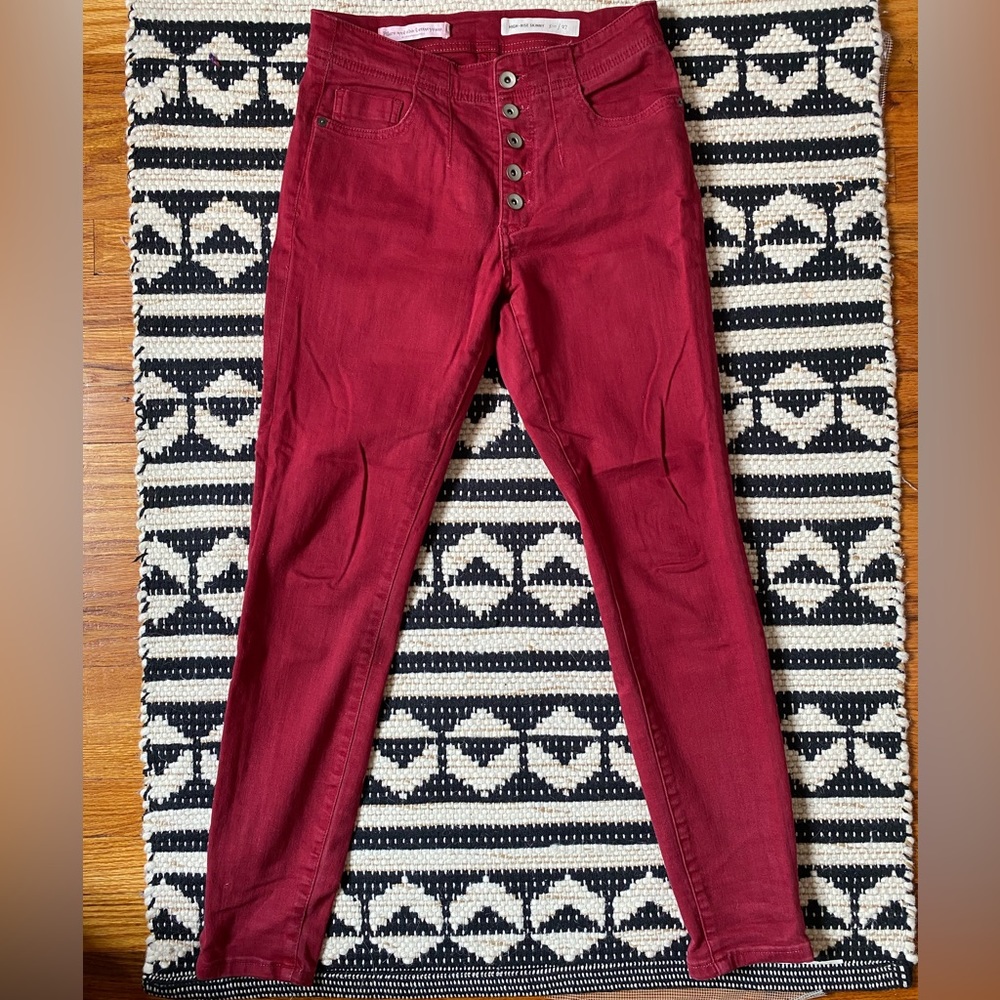 Pilcro Anthropologie High Waisted Skinny Jeans